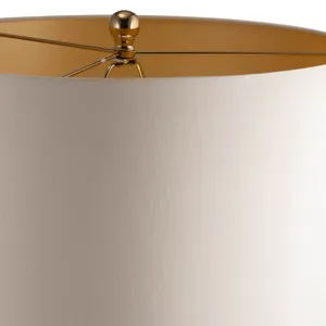 Glass, 30\" Lustered Table Lamp, Gold