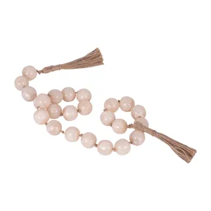 Resin, 36x1 Bead Garland, Ivory