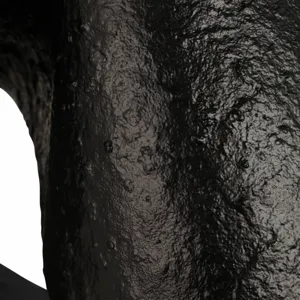 15\" Twisted Metal Circle, Black