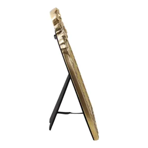 5x7\" Mirror In Gilded Bow Arch Frame, Gold