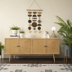 Metal 34" Wall Asstd Shapes Deco, Black