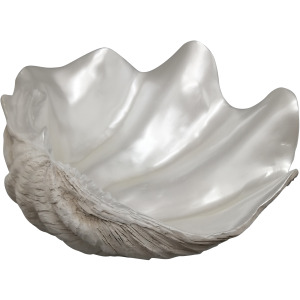 5'' Ivory Pearlized Shell Bowl