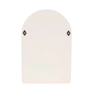 Ec 24\" Arch Rough Finish Wall Shelf, White