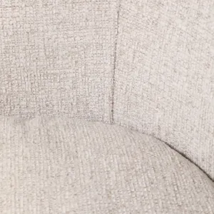 31x30" Modern Swivel Accent Chair, Ivory
