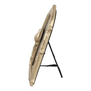4x6" Birds & Branches Arch Photo Frame, Gold