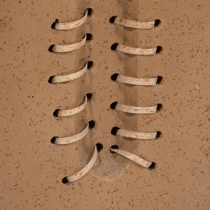 Ecomix, 12\" Stitched Up Vase, Terracotta