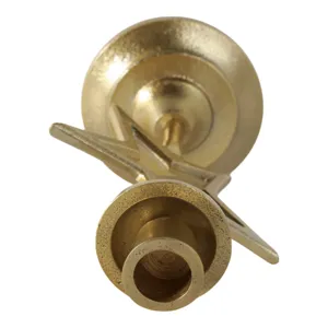 9x5\" Star Taper Holder, Gold