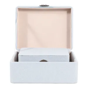 S/2 7/9" Rounded Corner Boxes, Light Blue