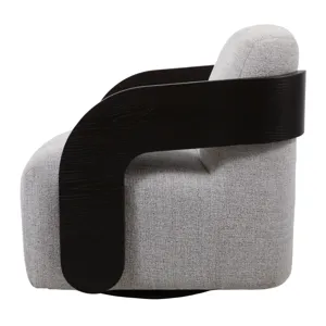 33x31" Modern Swivel Rocker Chair, Tan/brown
