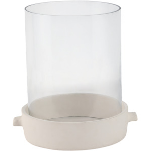 13'' WHITE HURRICANE PILLAR