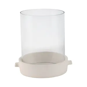 13'' WHITE HURRICANE PILLAR