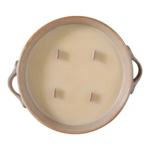 8\" 14 Oz Coffee Candle, Brown