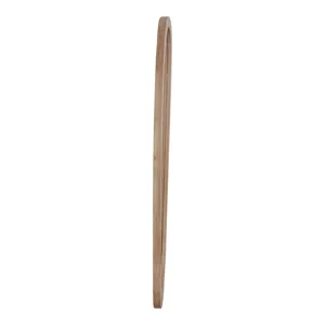 Ec Wood, 15x36 Egg Shaped Mirror, Brown