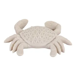 7x9x2 Resin Sand Crab Natural