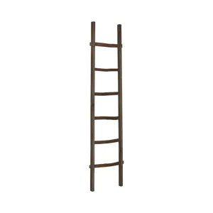 Ec Wooden Decorative 76\" Ladder,brown