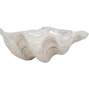 4'' Ivory Pearlized Shell Bowl