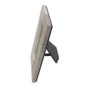 5x7 2-tone Marble Photo Frame, Beige/white