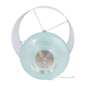 Glass 26\"  Table Lamp, Green