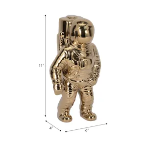 Ec 11" Astronaut Statuette, Gold