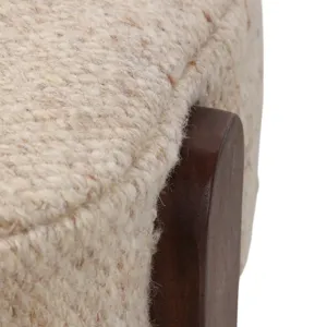 27x26" Textured Accent Chair, Brown/ivory