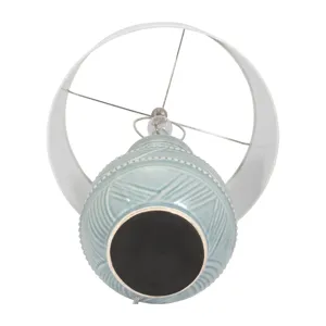 Ceramic 28\" Bottle Table Lamp, Blue