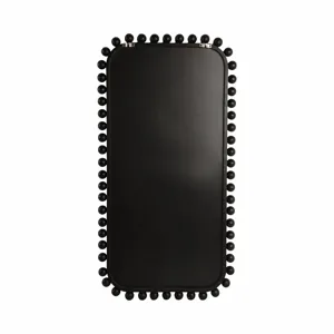 Ec 23x45\" Knobby Rectangular Mirror, Black