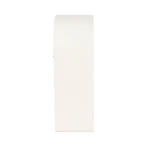 Ec 24\" Arch Rough Finish Wall Shelf, White
