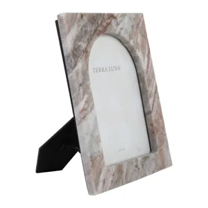 5x7" Arch Opening Marble Photo Frame, Multi