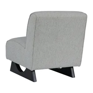33x30" Warren Accent Chair, Ivory/brown