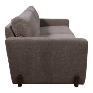94x39" Modern Textured Sofa, Light Brown