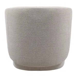 31x30" Modern Swivel Accent Chair, Ivory