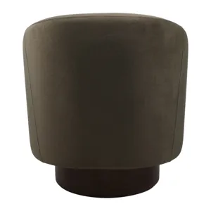 32x31"  Swivel Accent Chair, Green/brown