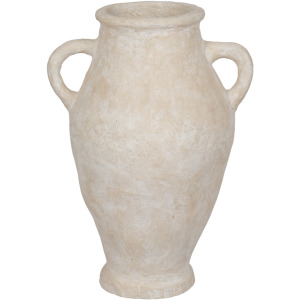 WHITE PAPER MACHE JUG