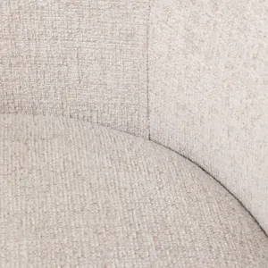 32x30" Modesto Accent Chair, Ivory/brown