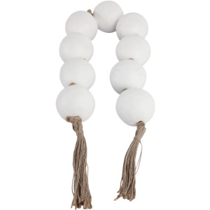 White Bead Garland