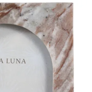 5x7" Arch Opening Marble Photo Frame, Multi