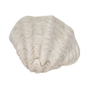 9\" Pearlized Shell Bowl, Ivory