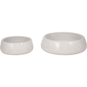 2PC WHITE SERENITY BOWL SET
