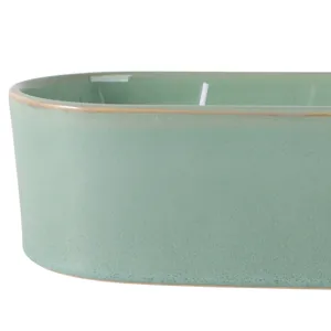 S/2 10x4\" 19 Oz Grapefruit&ginger Oval Cndle,multi