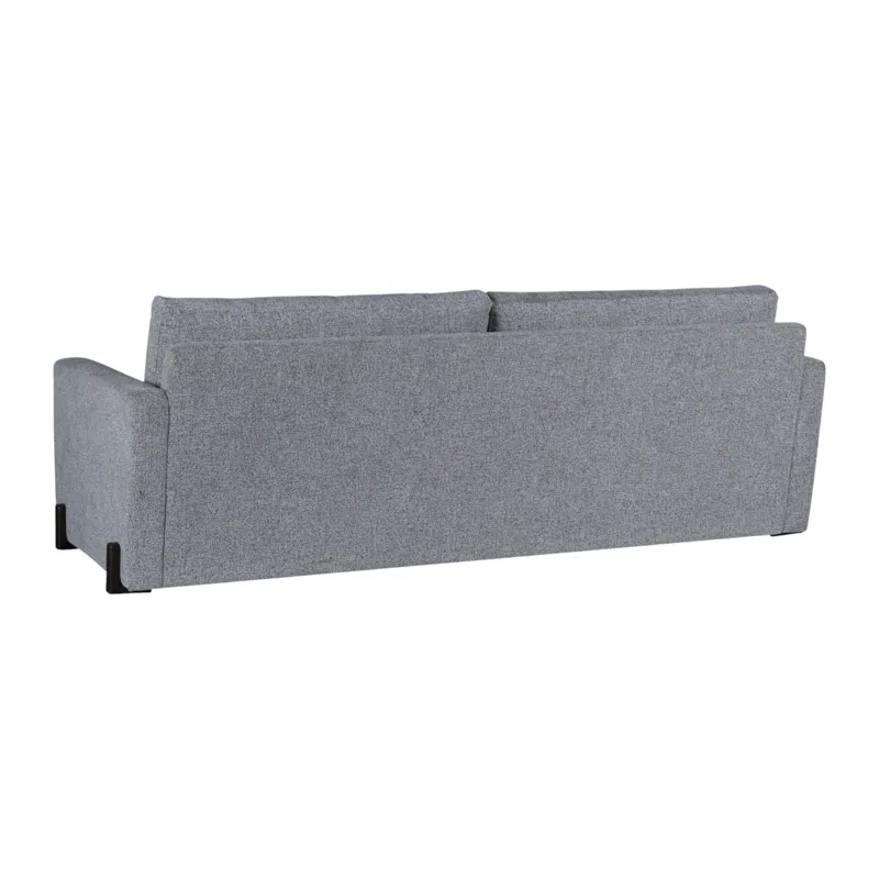 94x39" Modern Chenille Sofa, Gray/brown