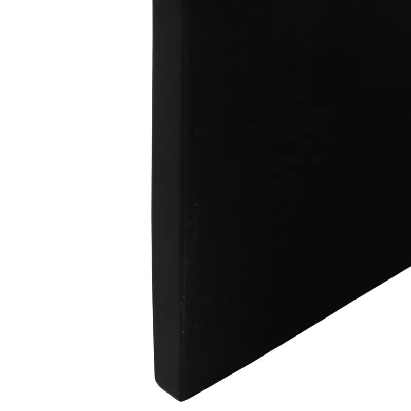 46x24\" Modern Marble Top Coffee Table, Black