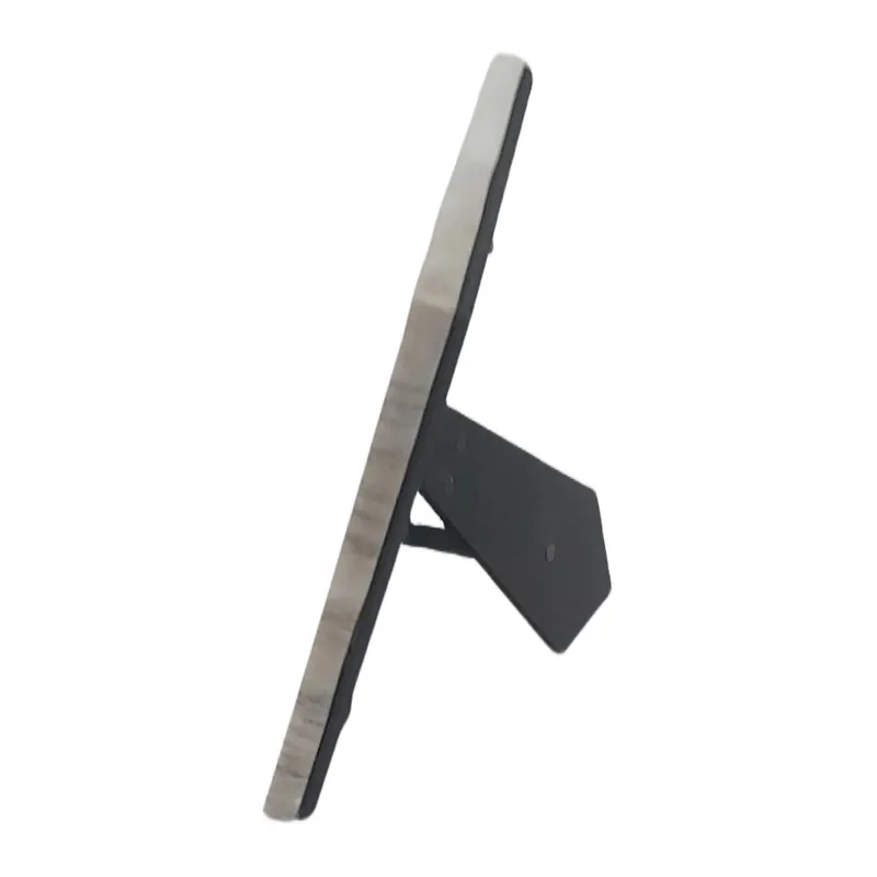 4x6 2-tone Marble Photo Frame, Beige/white