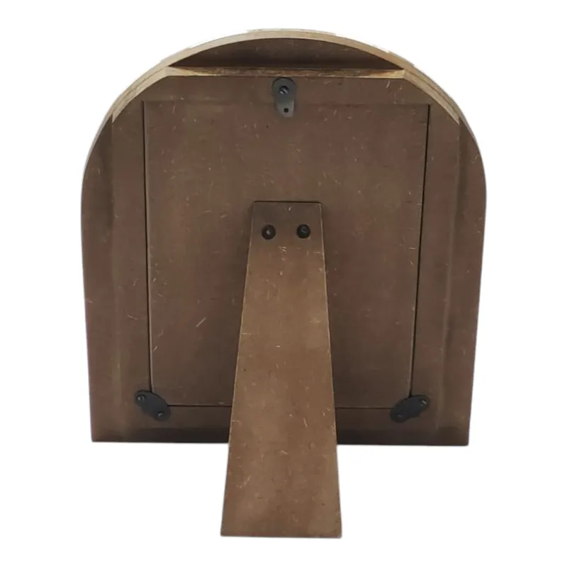 5x7 Wood Inlay Photo Frame, Ivory/natural