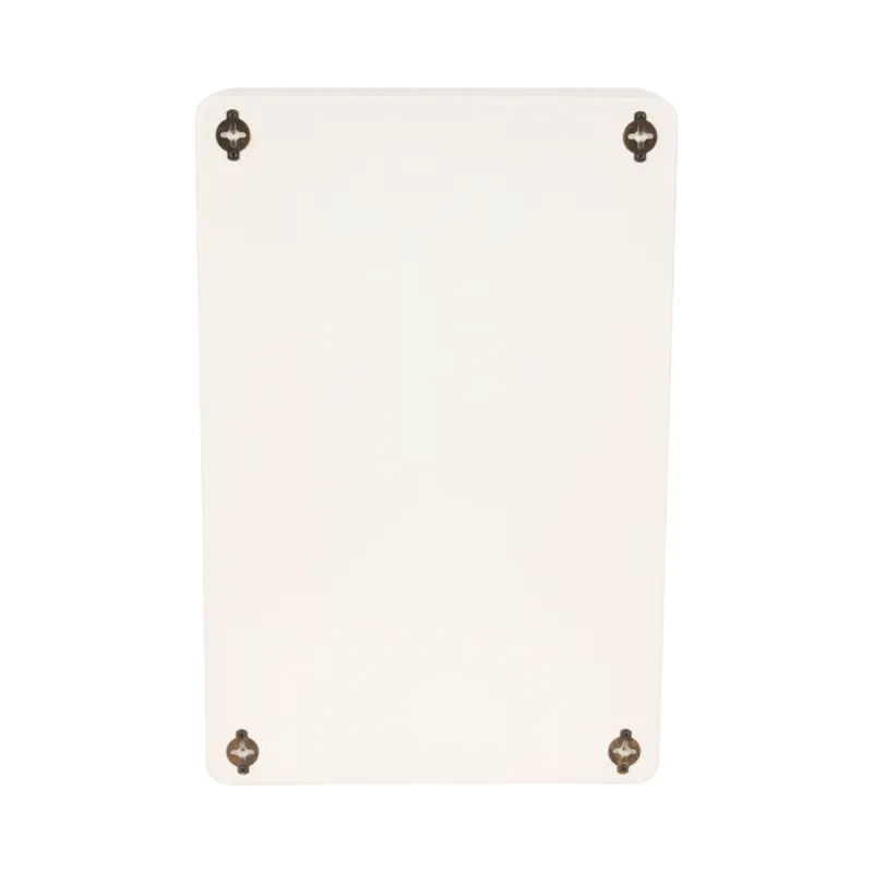 Ec 24\" Rectangle Rough Finish Wall Shelf, White