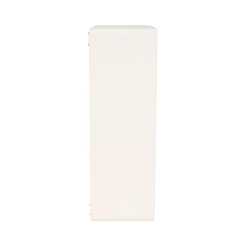 Ec 24\" Rectangle Rough Finish Wall Shelf, White