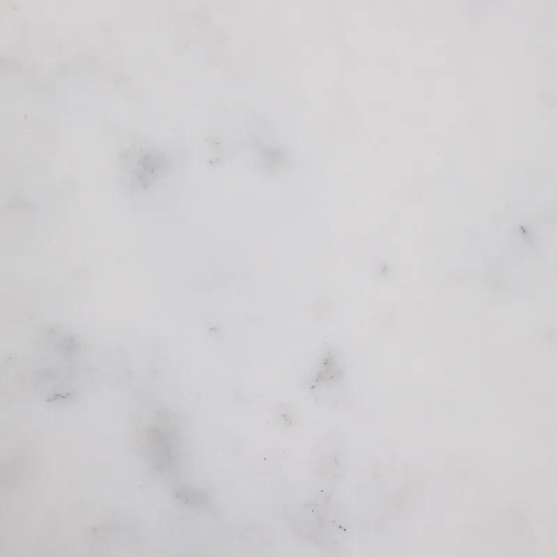 19x16\" Criss-cross Marble Top Accent Table,wht/blk