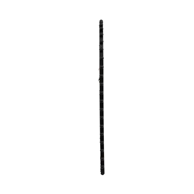 Ec Wood, 24x39 Beaded Arch Mirror, Black