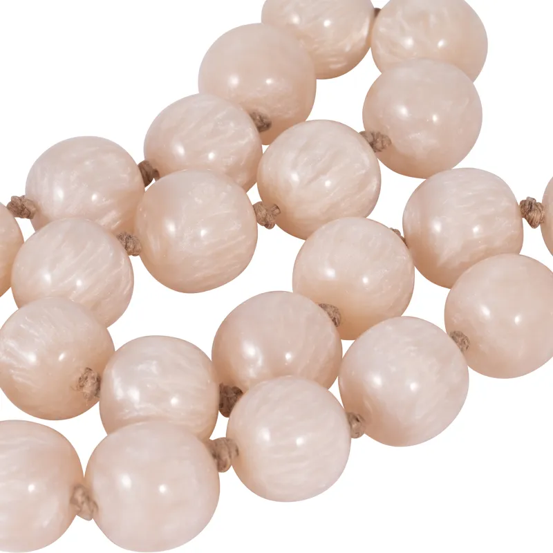 Resin, 36x1 Bead Garland, Ivory