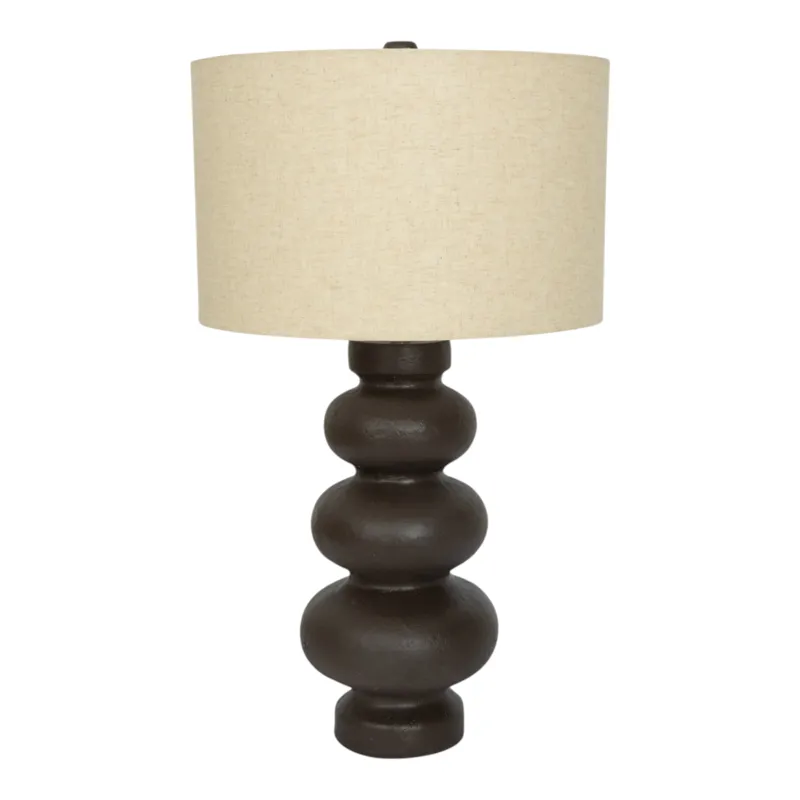27" Ecomix Lamp With Shade, Ivory Kd