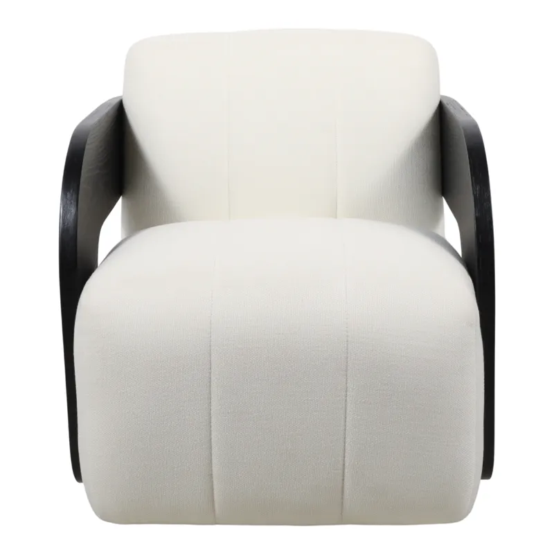 33x31" Modern Swivel Rocker Chair, Gray/black